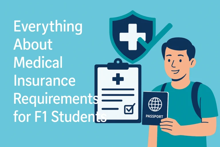 Medical insurance requirements for F1 students in the USA