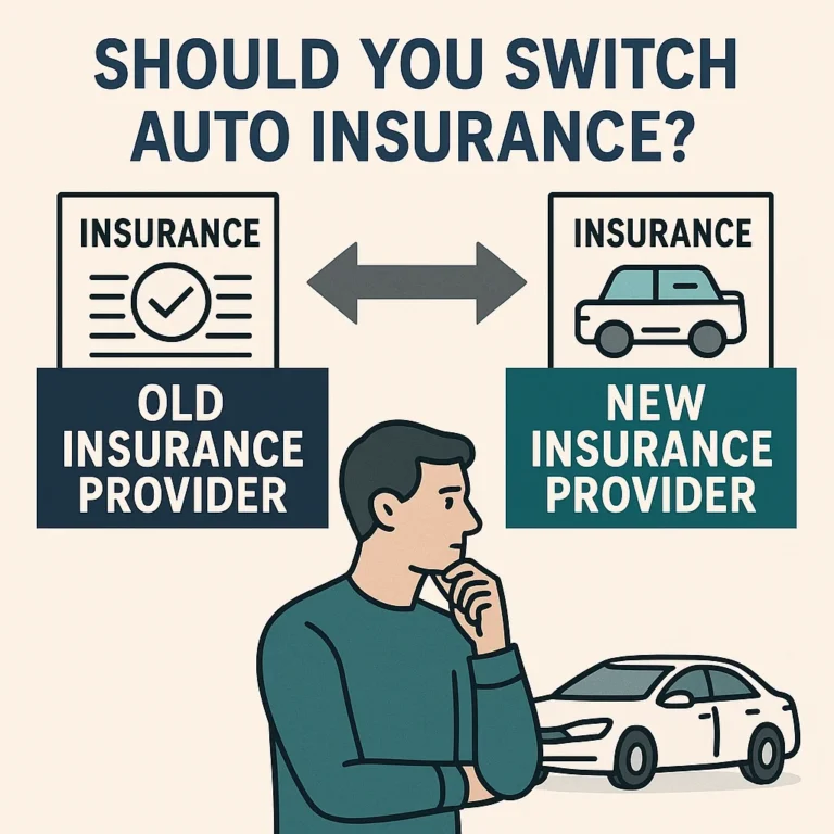 Comparing old and new auto insurance providers